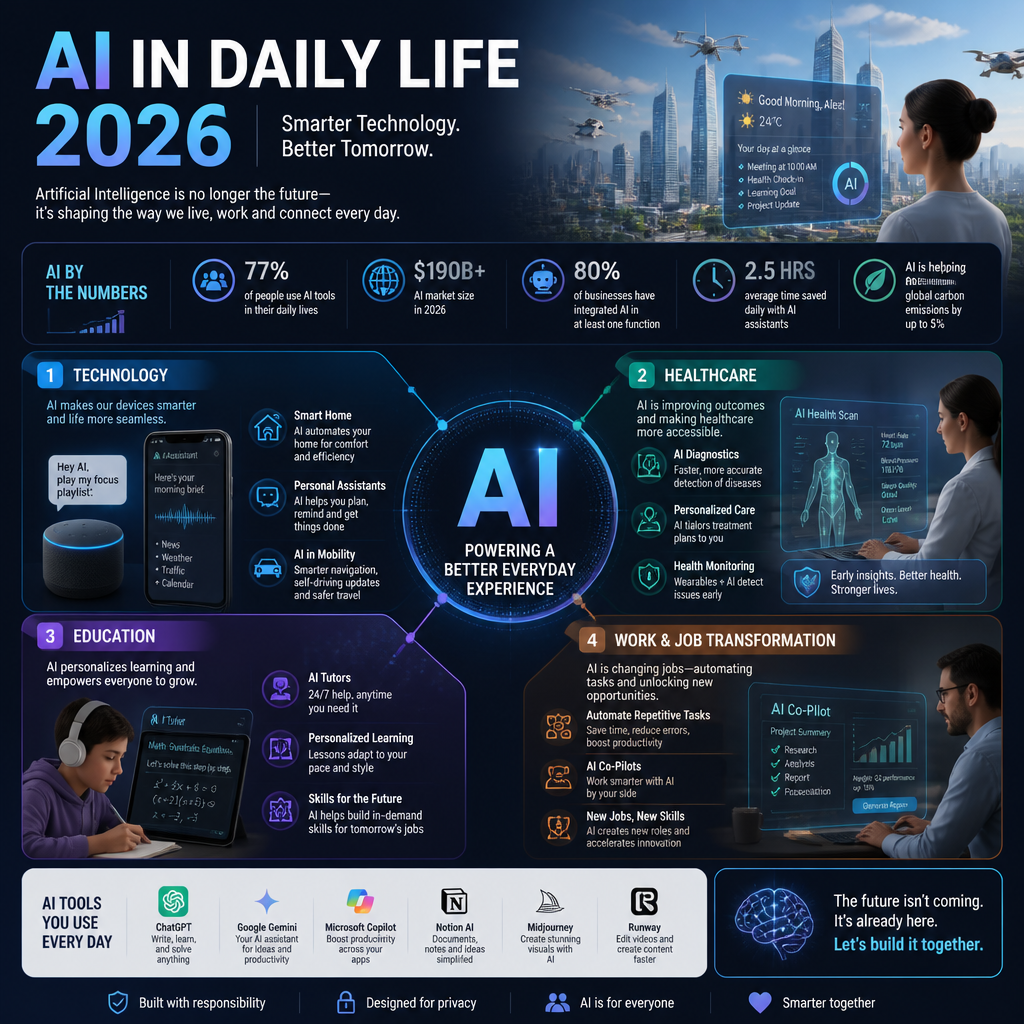Featured image for The Impact of AI on Daily Life in 2026